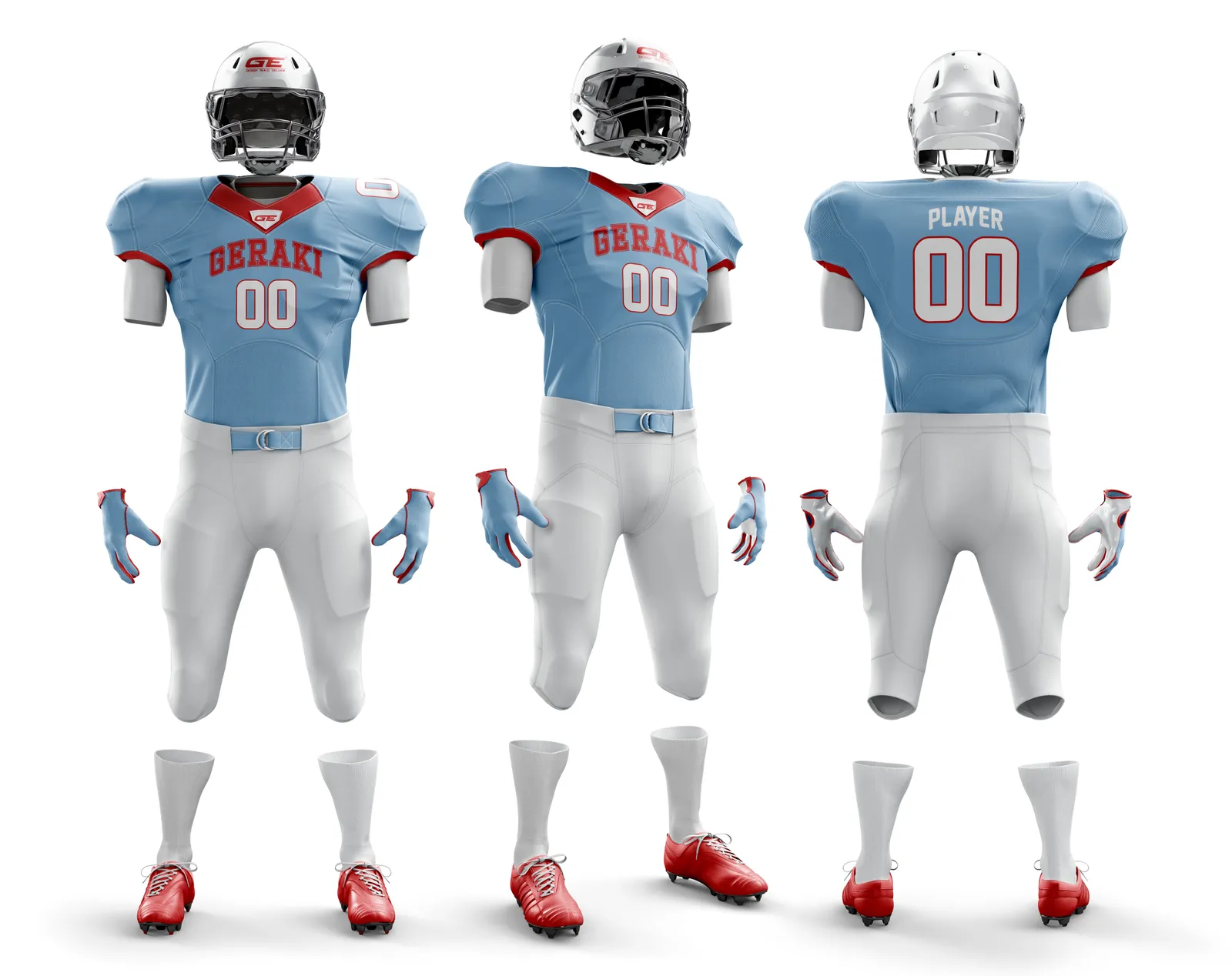 American Football Uniforms mockup 2