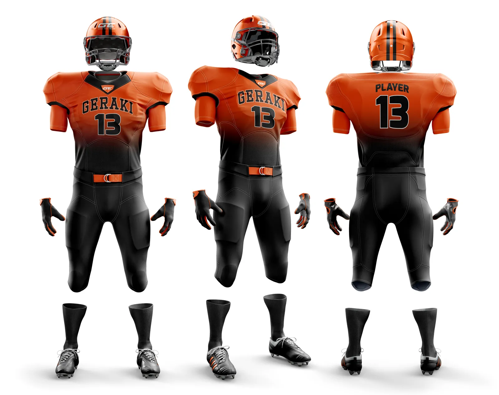 American Football Uniforms mockup 4