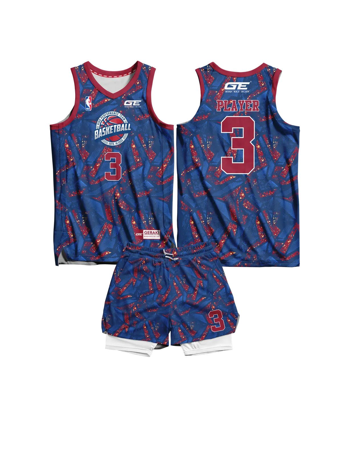 Basketball Uniforms mockup 1