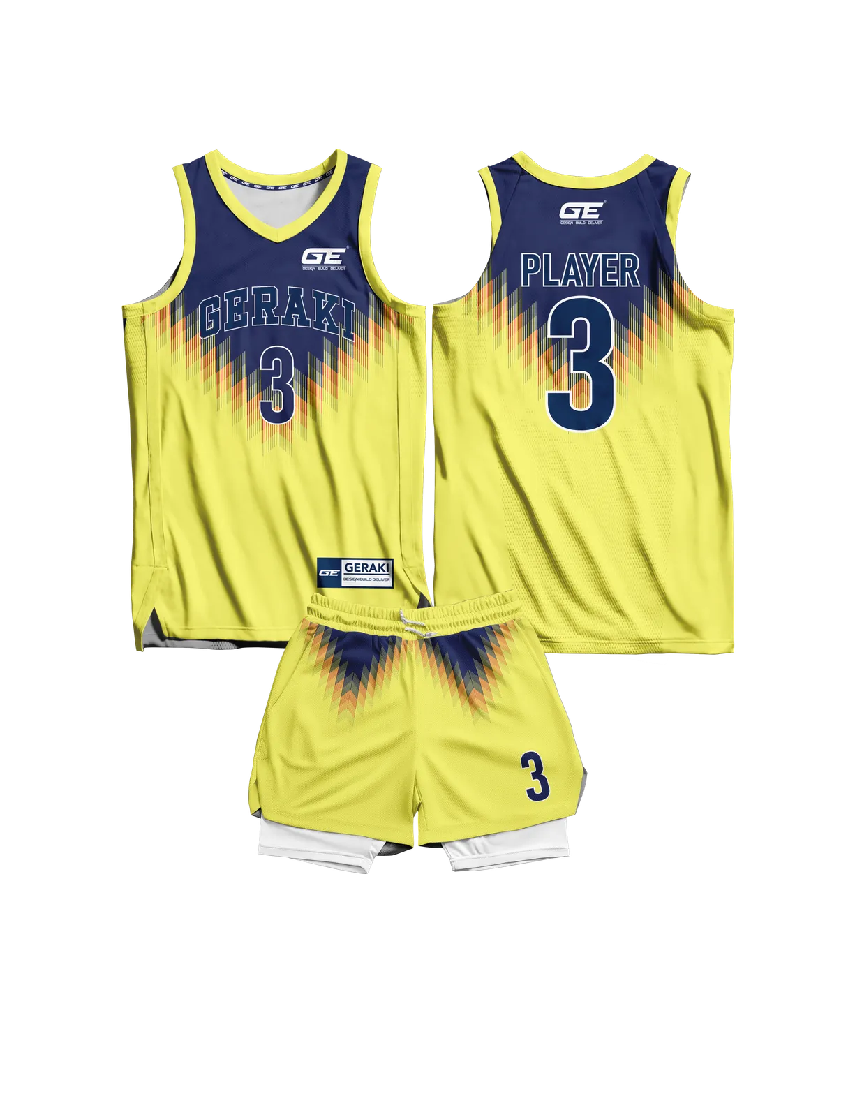 Basketball Uniforms mockup 4