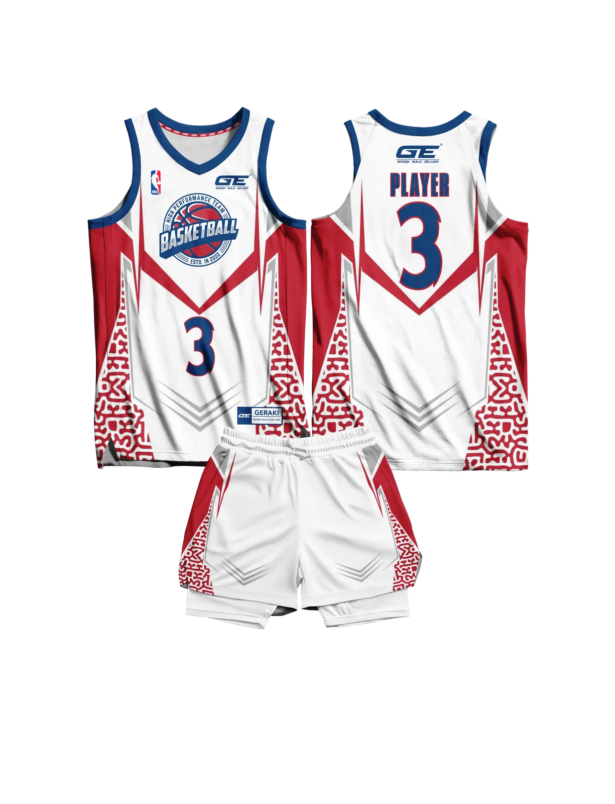 Basketball Uniforms mockup 8