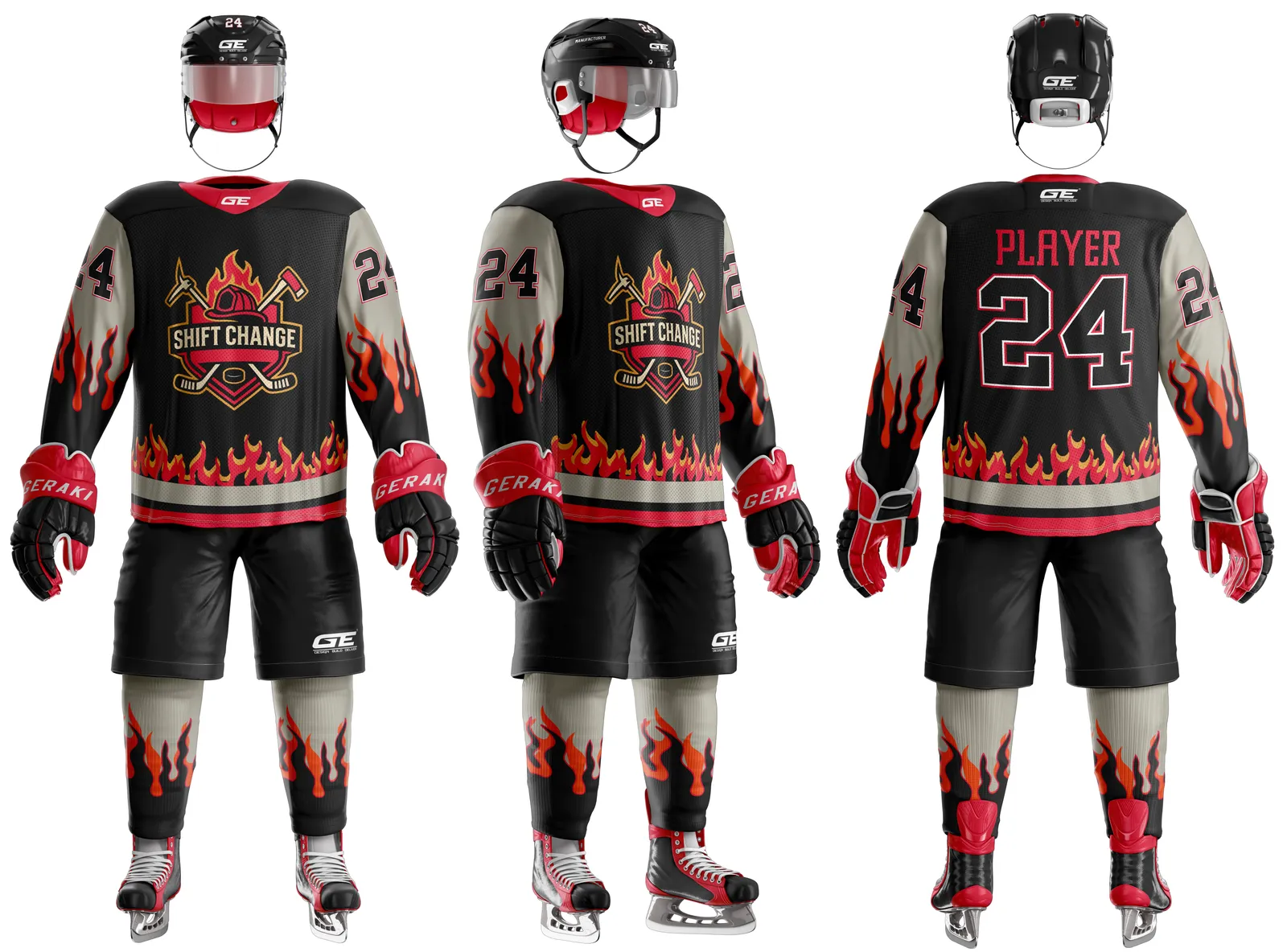 Ice Hockey Uniforms mockup 1