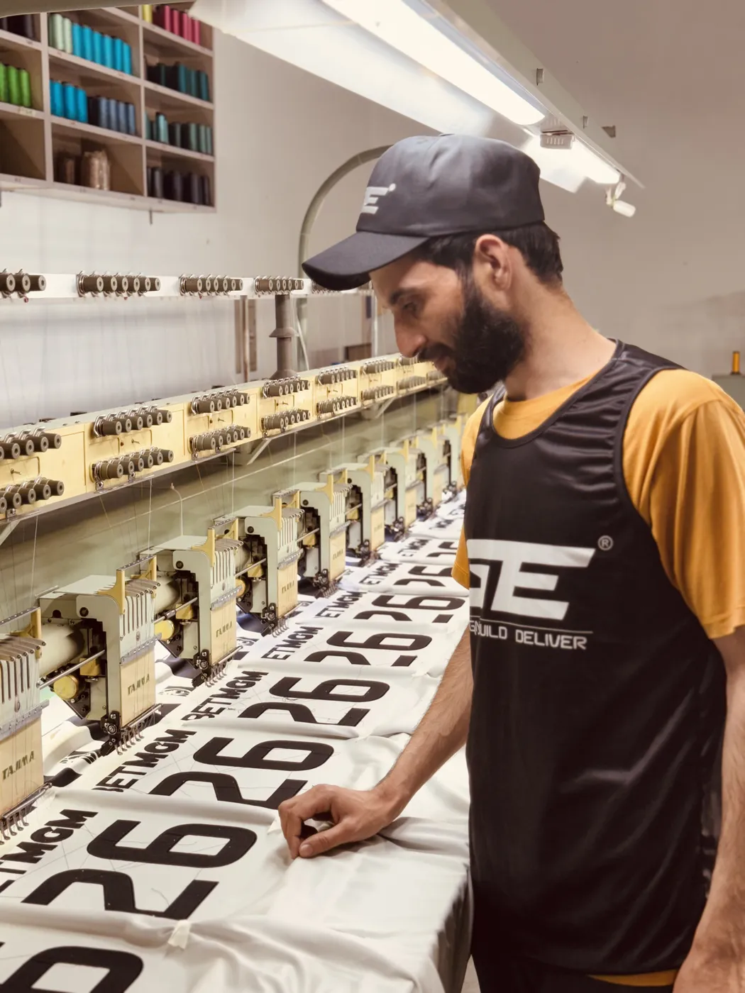 Tajima embroidery on Geraki garments